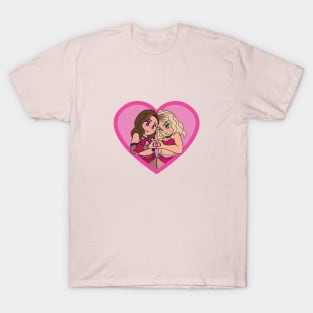 Heart Hand Wrestlers T-Shirt